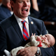 Rep. Eric Swalwell, D-Calif., stands on the House Floor at the Capitol in Washington